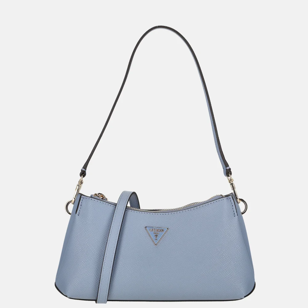 Guess Noelle II schoudertas mini grey blue